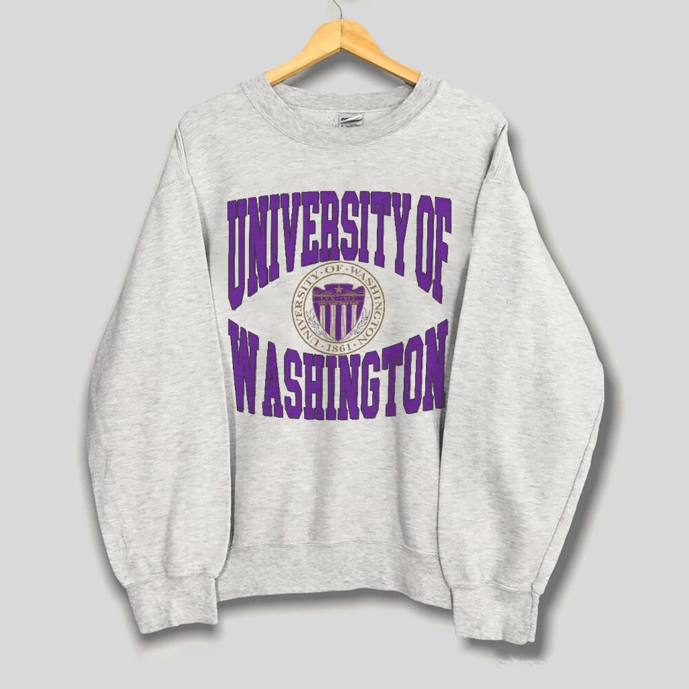 Vintage University of Washington Sweatshirt University of Washington Logo Shirt